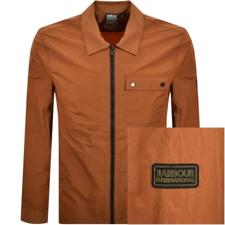 Product image for Barbour International Inline Overshirt Orange