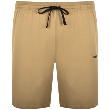 Product image for BOSS Mix And Match Jersey Shorts Beige