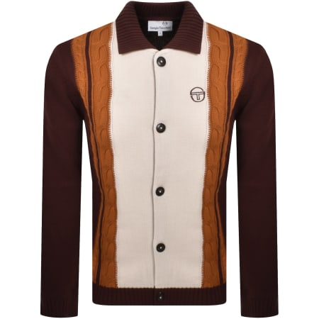 Product image for Sergio Tacchini Bruni Knit Cardigan Brown