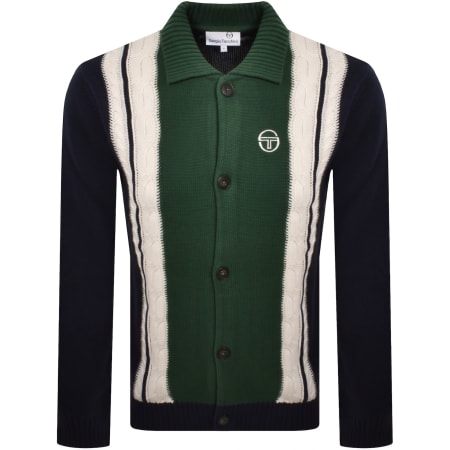 Product image for Sergio Tacchini Bruni Knit Cardigan Navy