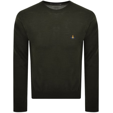 Product image for Vivienne Westwood Alex Round Neck Jumper Green