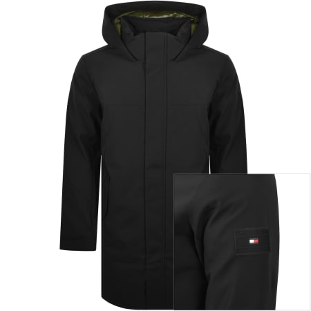 Product image for Tommy Hilfiger Padded Parka Jacket Black