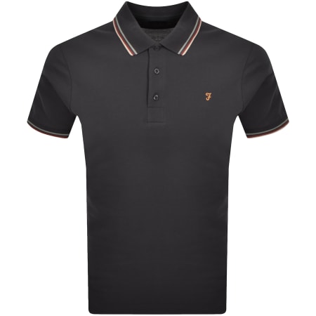 Product image for Farah Elton Polo T Shirt Grey
