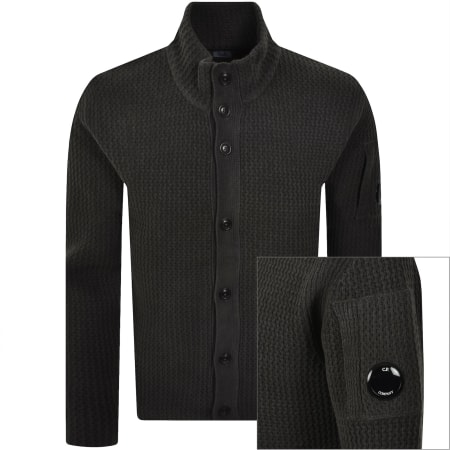 Product image for CP Company Knit Cardigan Grey