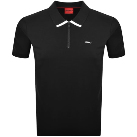 Product image for HUGO Dalomino Polo T Shirt Black