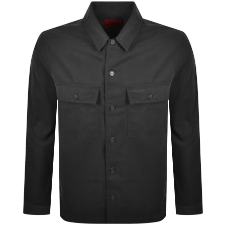 Product image for HUGO Epoldo Overshirt Jacket Black