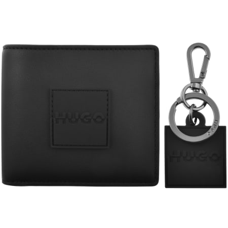 Product image for HUGO Wallet And Keyring Gift Set Black