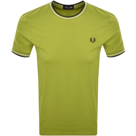 Product image for Fred Perry Twin Tipped T Shirt Green