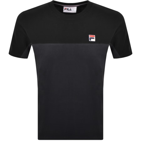 Product image for Fila Tiebreaker Colour Block T Shirt Black
