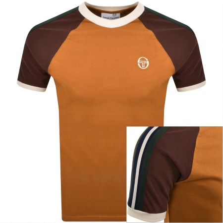 Product image for Sergio Tacchini Hadow Ringer T Shirt Orange