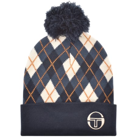 Product image for Sergio Tacchini Hamilton Argyle Beanie Blue