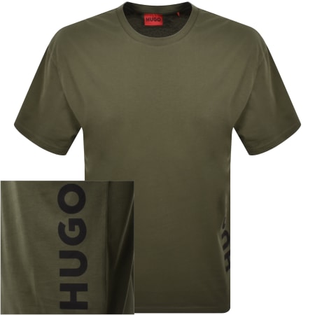Product image for HUGO Relaxed Sun Protected T Shirt Green
