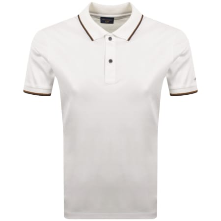 Product image for Paul And Shark Logo Polo T Shirt White