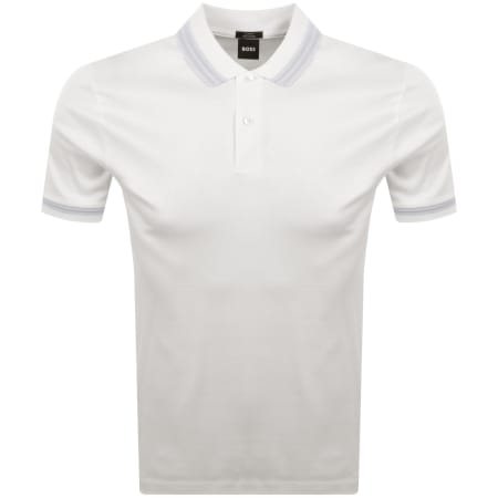 Product image for BOSS H Phillipson 202 Polo T Shirt White