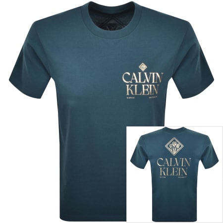 Product image for Calvin Klein Jeans Graphic T Shirt Blue