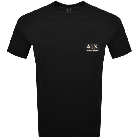 Product image for Armani Exchange Logo T Shirt Black