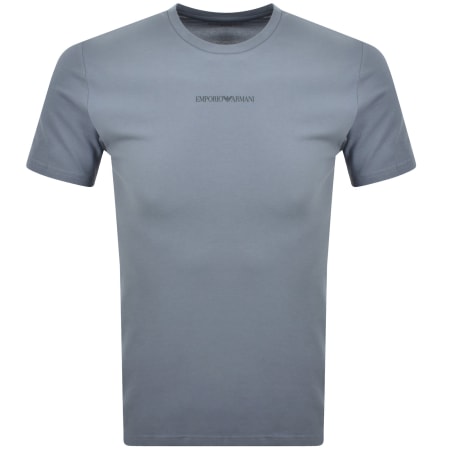 Product image for Emporio Armani Logo T Shirt Blue