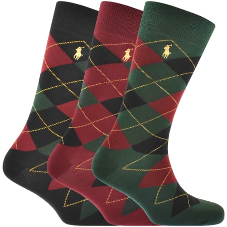 Product image for Ralph Lauren 3 Pack Socks