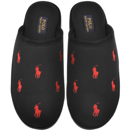 Product image for Ralph Lauren Reade Scuff Slippers Black