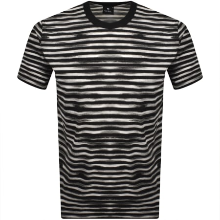 Product image for Paul Smith Stripe T Shirt Black