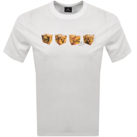 Product image for Paul Smith Cubes T Shirt White