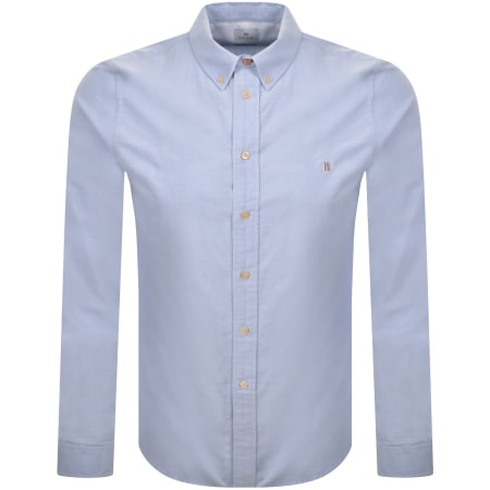 Product image for Paul Smith Tailored Fit Long Sleeve Shirt Blue