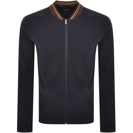 Product image for Paul Smith Bomber Sweatshirt Navy