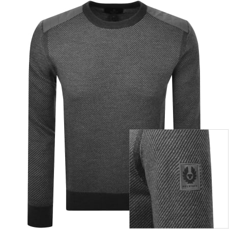Product image for Belstaff Kerrigan Crewneck Jumper Grey