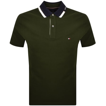 Product image for Tommy Hilfiger Grafic Collar Polo T Shirt Green