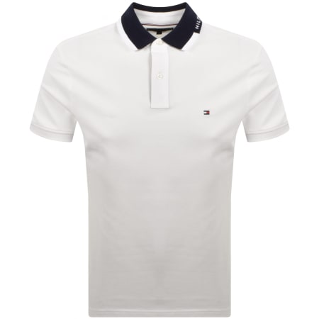Product image for Tommy Hilfiger Grafic Collar Polo T Shirt White