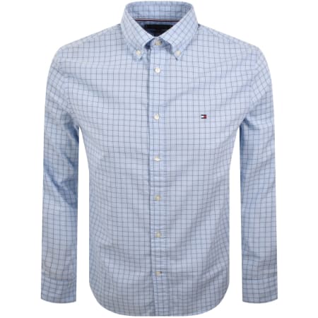Product image for Tommy Hilfiger Core Tattersal Check Shirt Blue