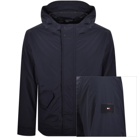 Product image for Tommy Hilfiger Packable Hooded Jacket Navy