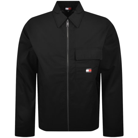 Product image for Tommy Jeans Padded Corduroy Overshirt Black