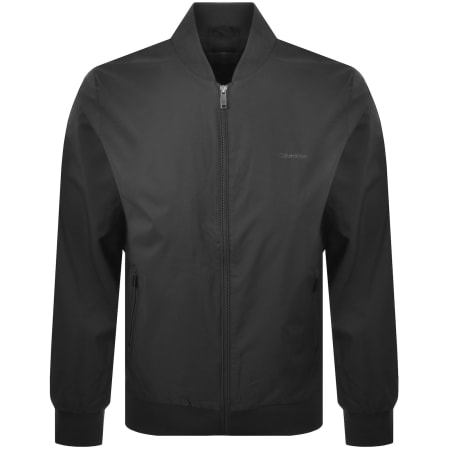 Product image for Calvin Klein Matte Bomber Jacket Dark Grey