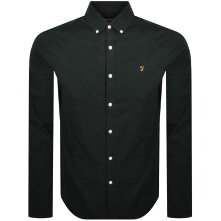 Product image for Farah Steen Long Sleeve Shirt Green