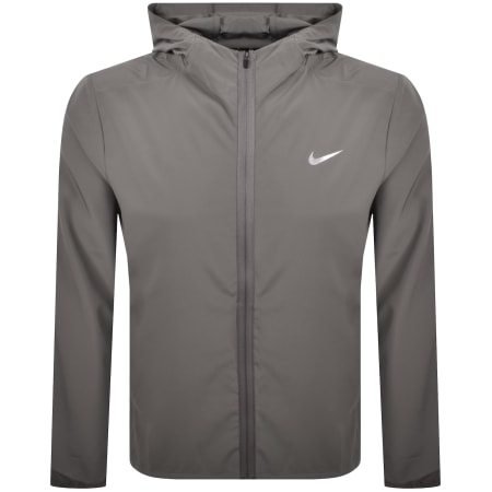 Product image for Nike Training Hooded Fitness Jacket Brown