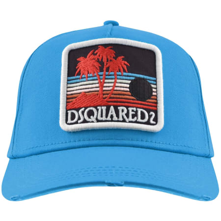 Product image for DSQUARED2 Patch Baseball Cap Blue