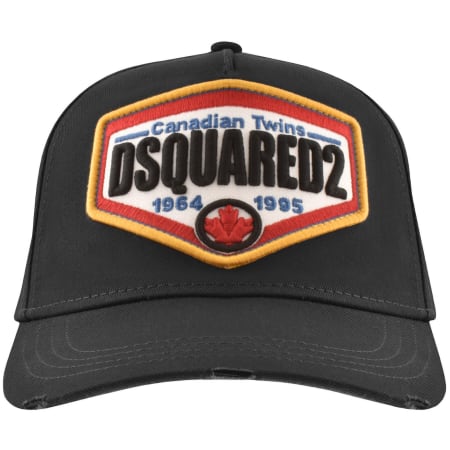 Product image for DSQUARED2 Badge Baseball Cap Black
