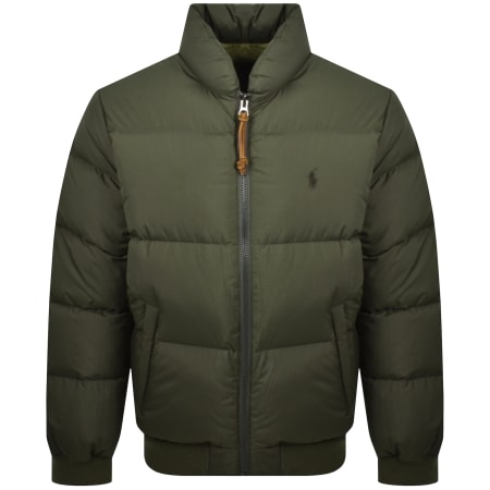 Product image for Ralph Lauren Down Insulated Bomber Jacket Green