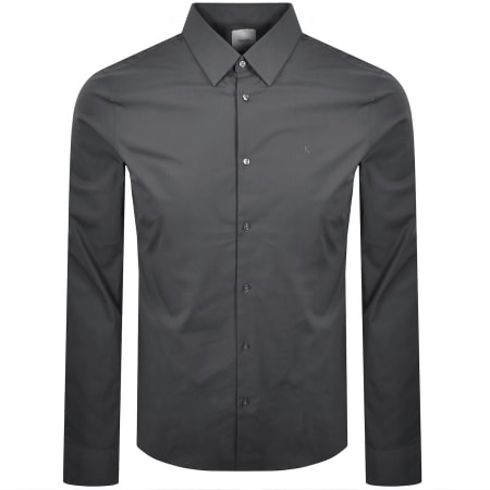 Product image for Calvin Klein Slim Fit Solid Shirt Grey
