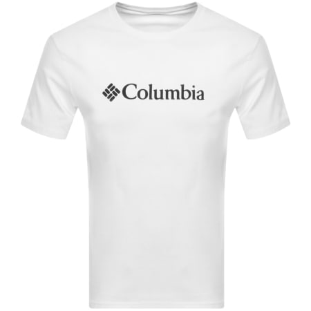 Product image for Columbia Basic Logo T Shirt White