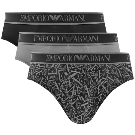 Product image for Emporio Armani 3 Pack Briefs Black