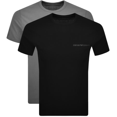 Product image for Emporio Armani 2 Pack Logo T Shirts