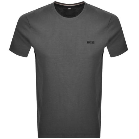 Product image for BOSS Waffle T Shirt Grey