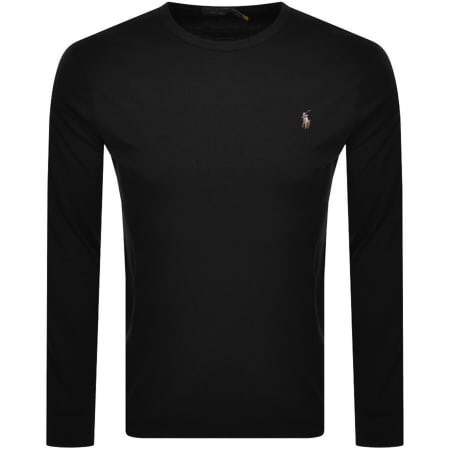 Product image for Ralph Lauren Long Sleeved T Shirt Black