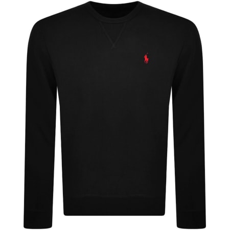Product image for Ralph Lauren Crew Neck Sweatshirt Black