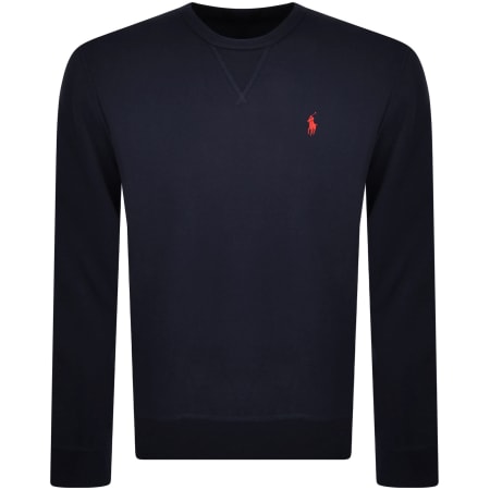 Product image for Ralph Lauren Crew Neck Sweatshirt Navy
