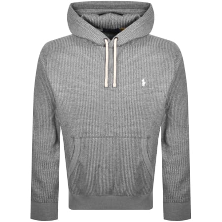 Product image for Ralph Lauren Knit Hoodie Grey