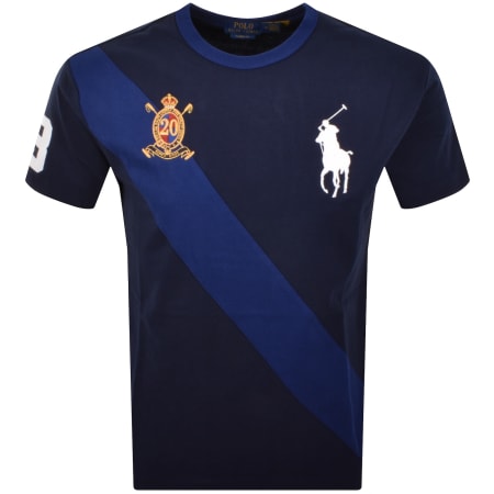 Product image for Ralph Lauren Crew Neck T Shirt Navy
