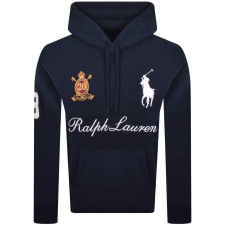 Product image for Ralph Lauren Logo Hoodie Cruise Navy